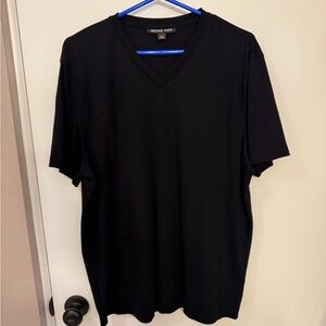 Michael Kors Classic Black V-Neck Tee